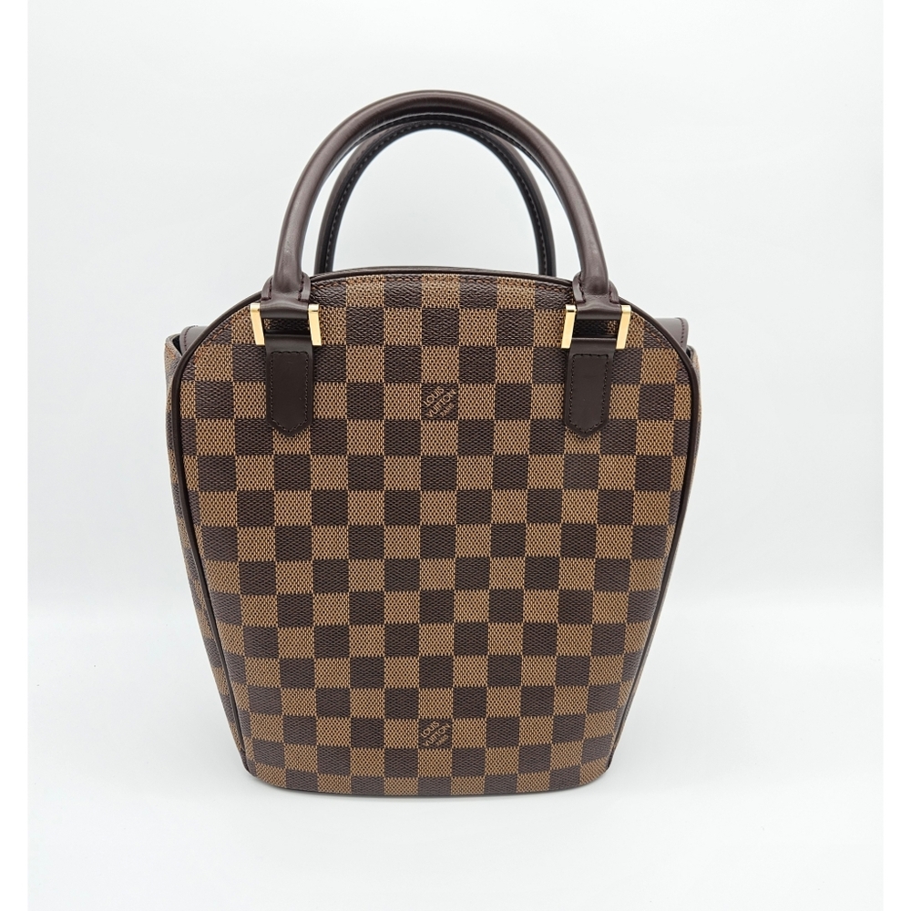 Authentic Louis Vuitton Damier Ebene Sarria Seau #4278M